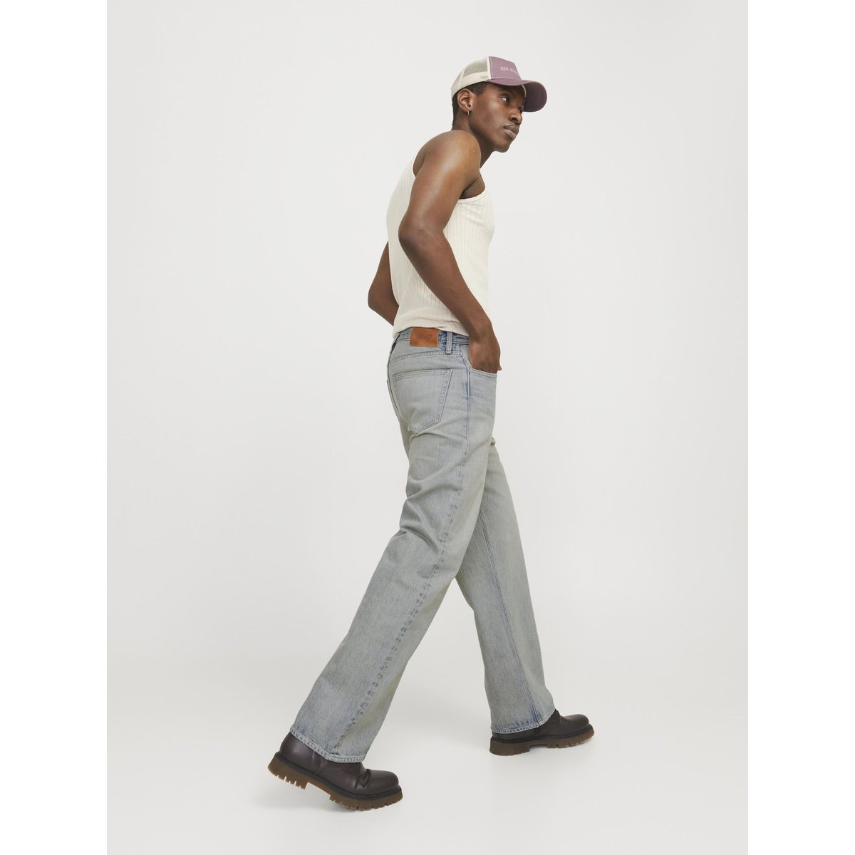 Jean À Coupe Wide blue denim, JACK & JONES