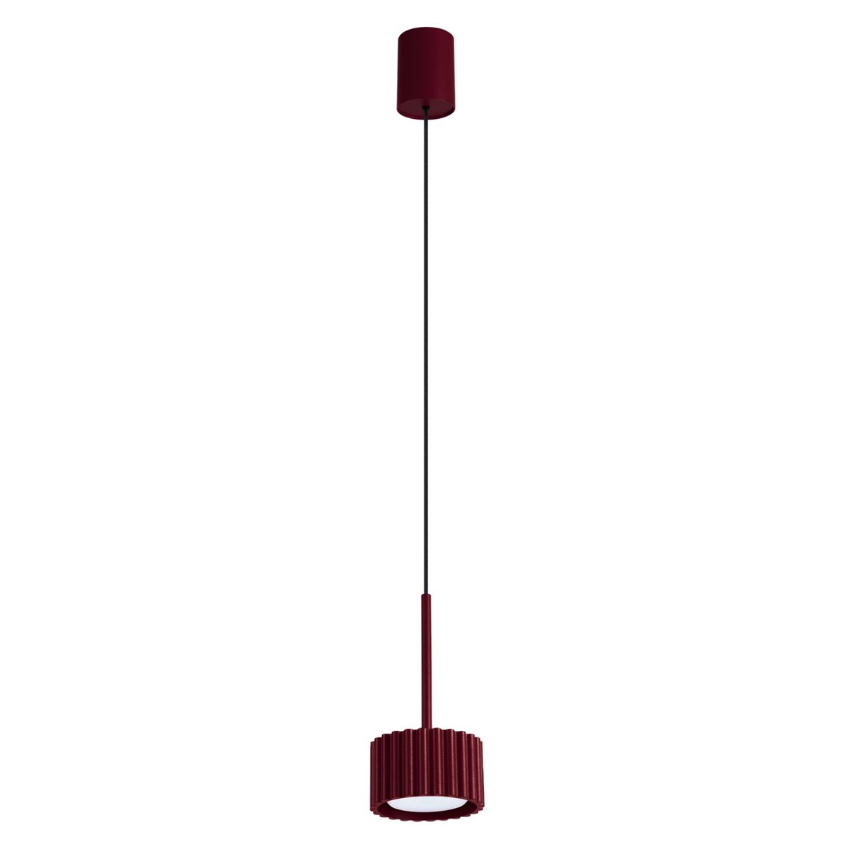 Suspension Aluminium Bordeaux Gx53 1 AURA bordeaux, EDEN