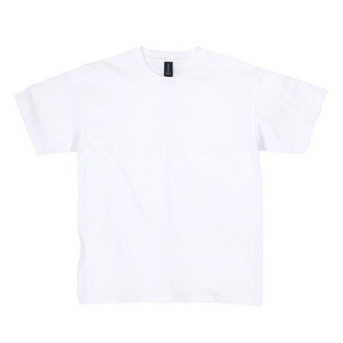 T-shirt uni manches courtes blanc, GILDAN
