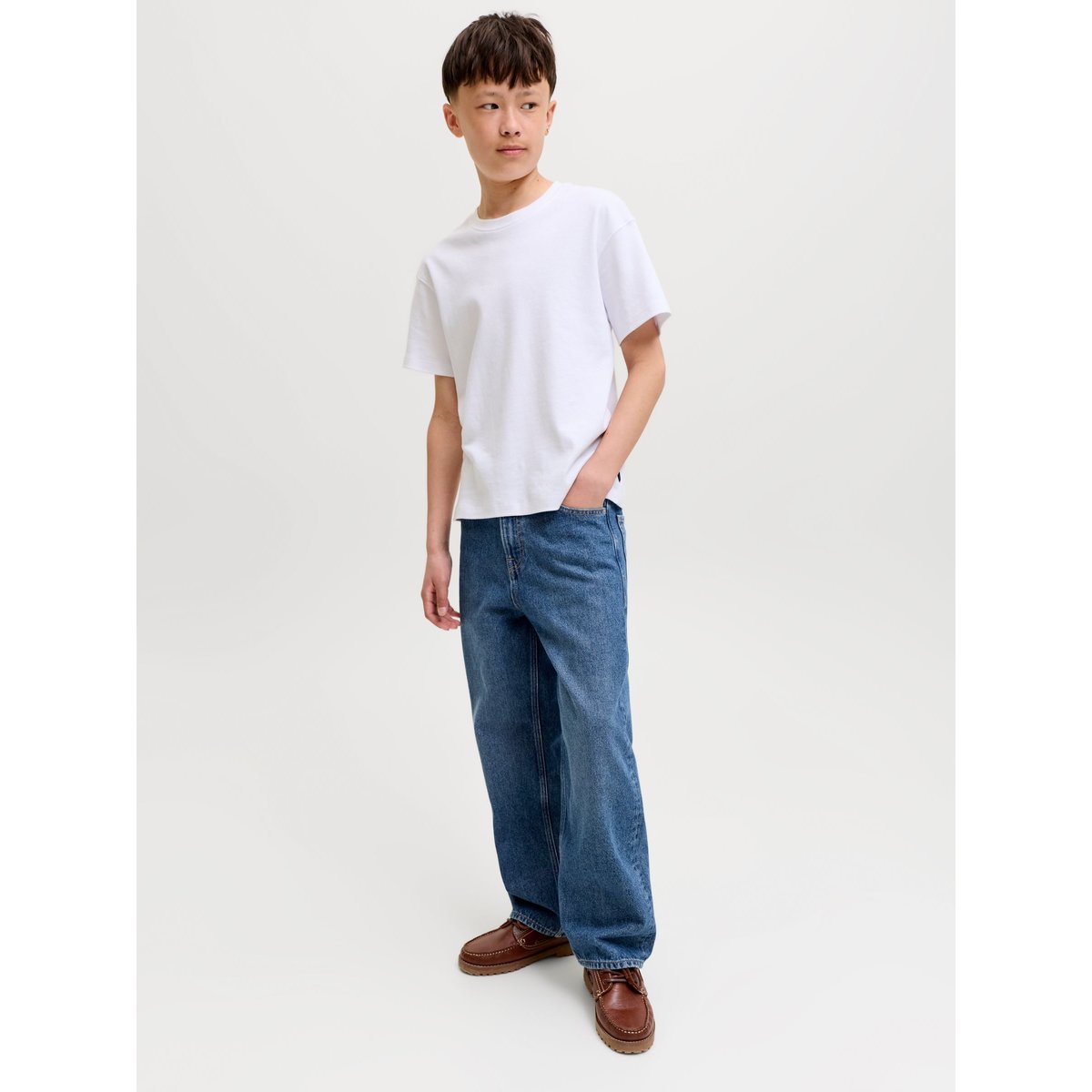 Jean Baggy Fit blue denim, JACK & JONES JUNIOR