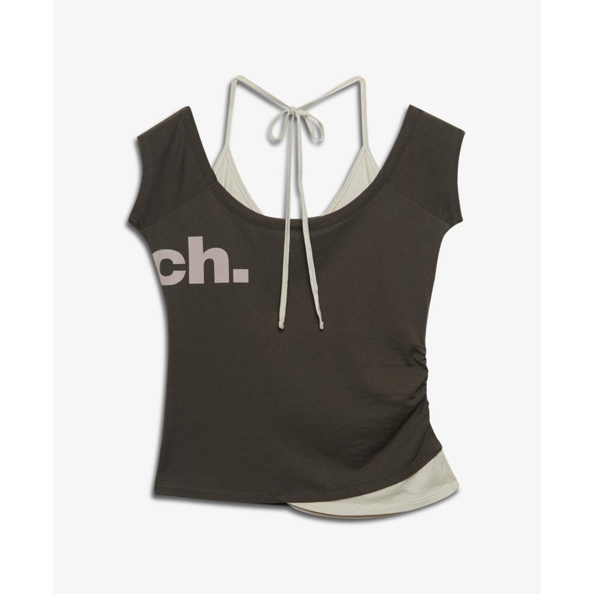 Haut Dos-Nu Deux-en-Un Bench olive noir/ rayon de lune, SUPERDRY
