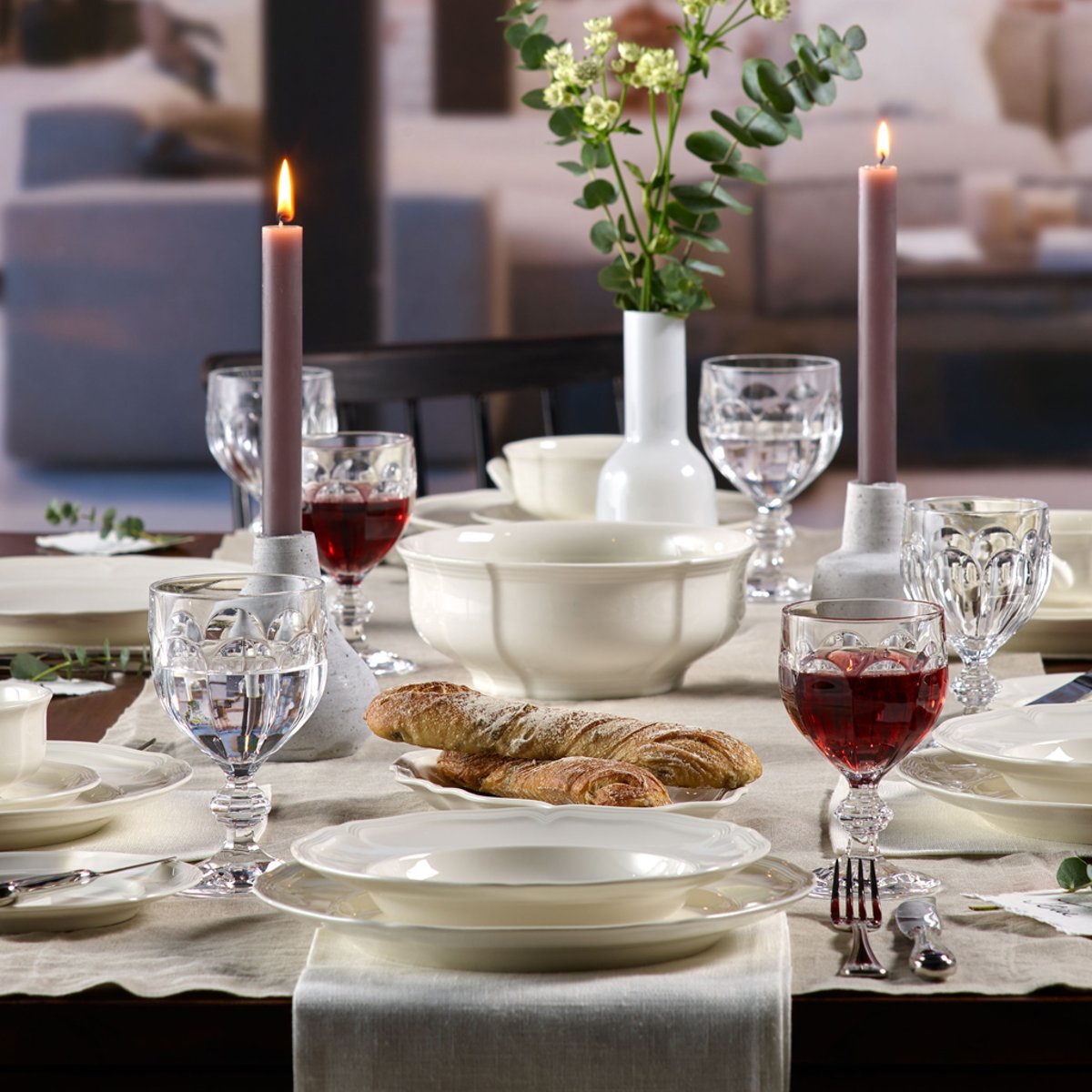Assiette Plate MANOIR blanc, VILLEROY & BOCH