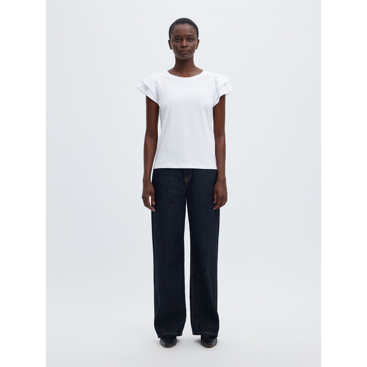 T-Shirt bright white, SELECTED