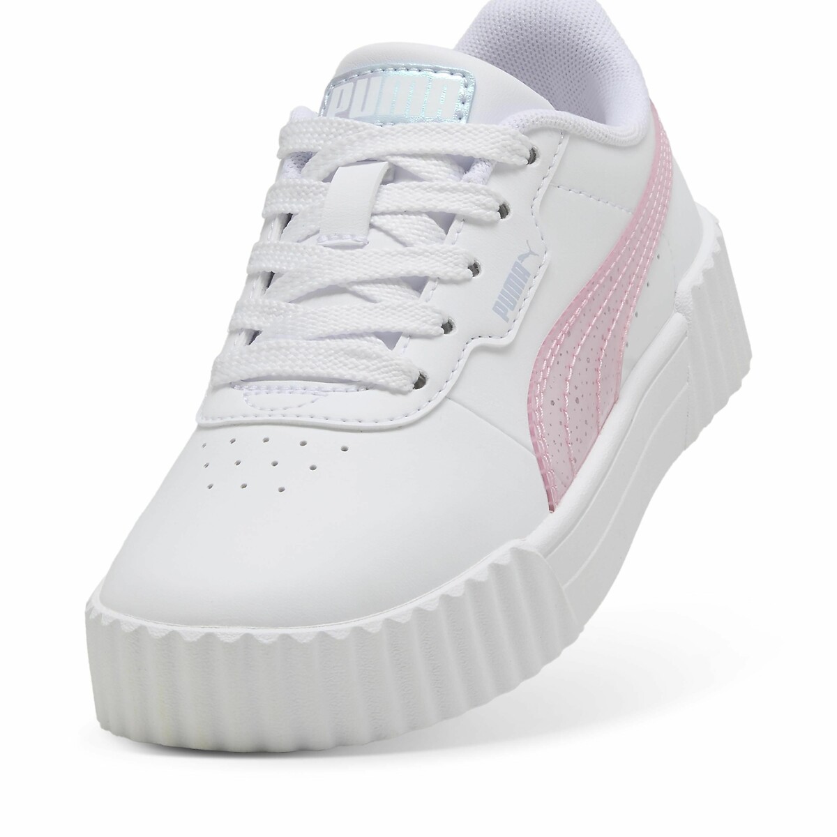 Baskets cuir Carina 3.0 Blurry Dreams blanc/rose, PUMA