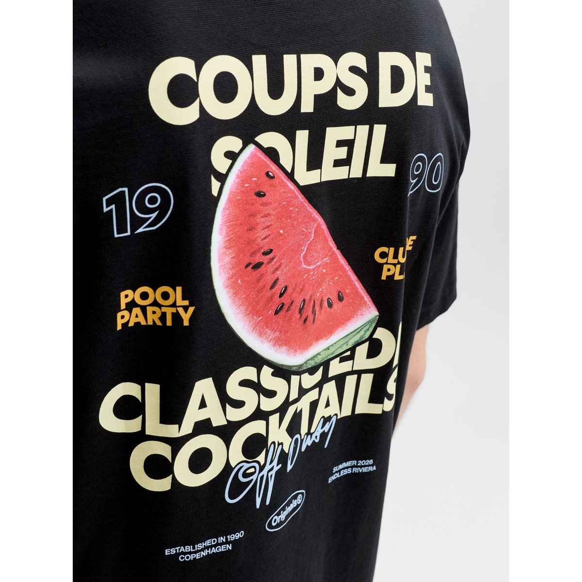 T-Shirt black 1, JACK & JONES
