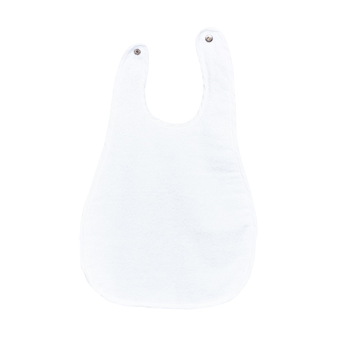 Bavoir avec récupérateur blanc/blanc, SAUTHON