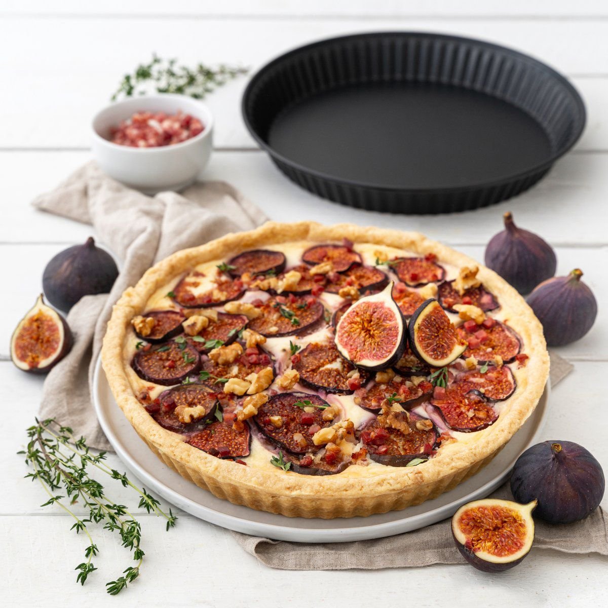 2 moules tartes ou quiches SPECIAL COUNTRIES noir, ZENKER