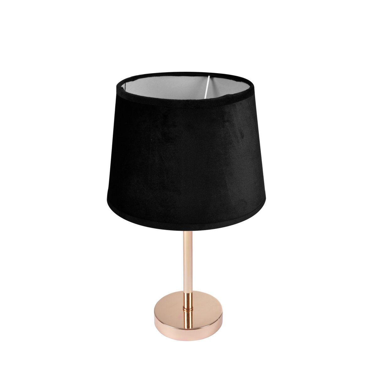 Lampe velours boudoir fuschia noir, EDEN