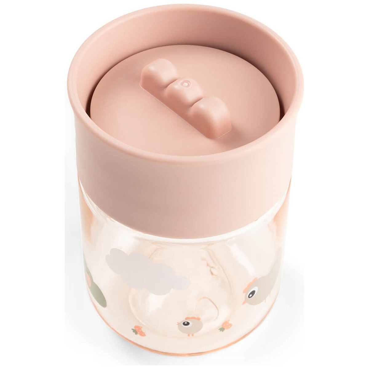 Tasse d'apprentissage 360° rose, DONE BY DEER