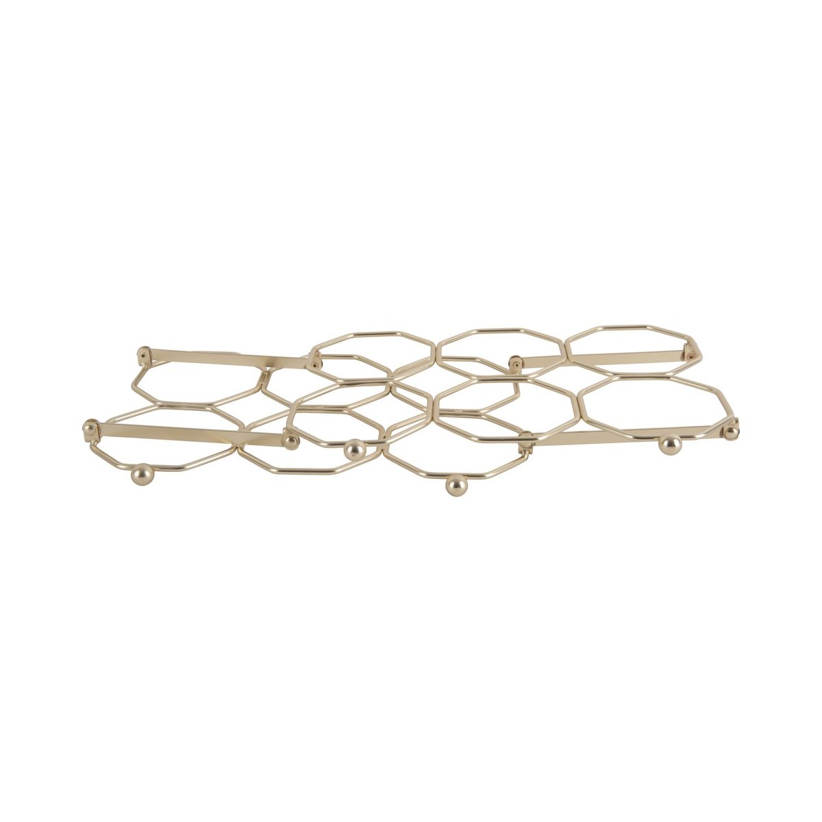 Range bouteille pliable en métal 6 places HONEY or, PRESENT TIME