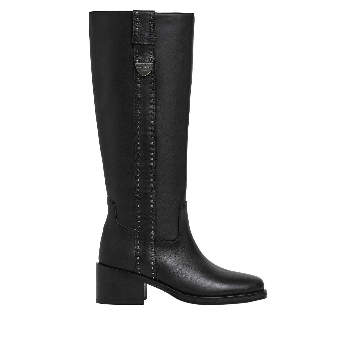 Boots En Cuir noir, PEPE JEANS