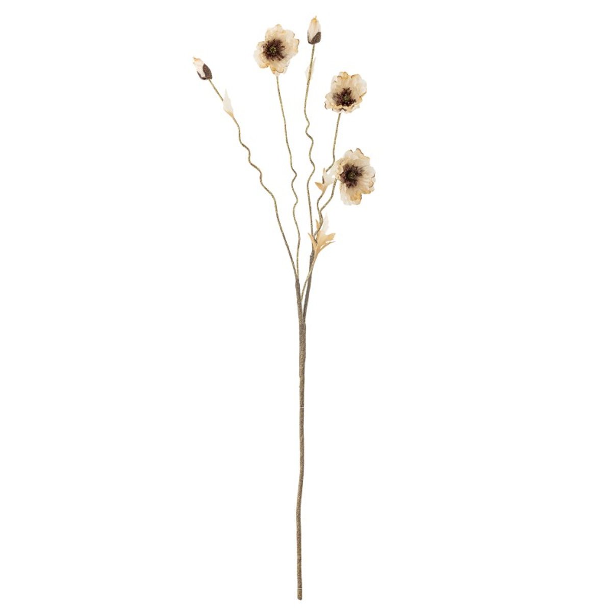 Fleur de coquelicot sauvage artificielle beige, BLOOMINGVILLE