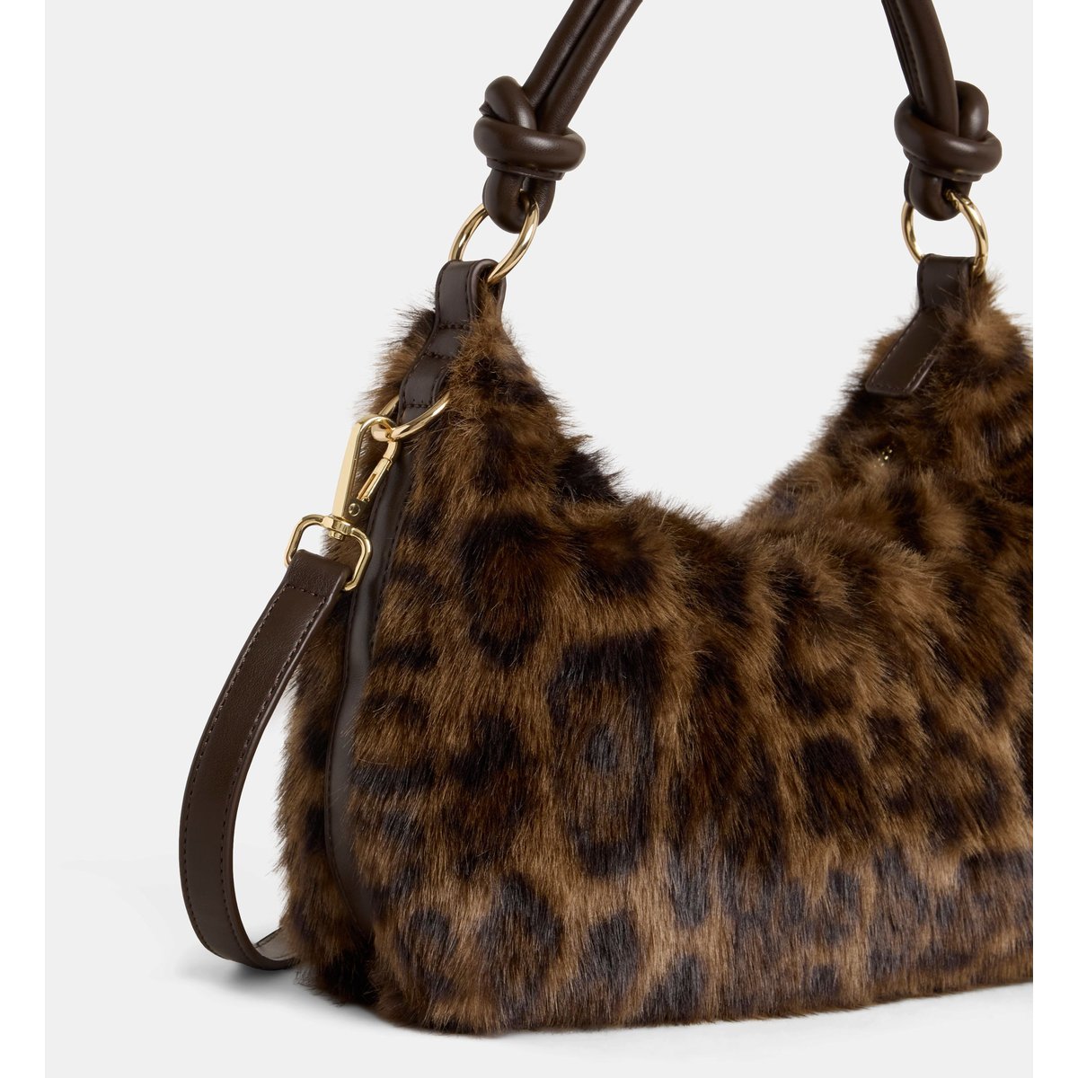 Sac à main mini line fur léopard léopard, GALERIES LAFAYETTE