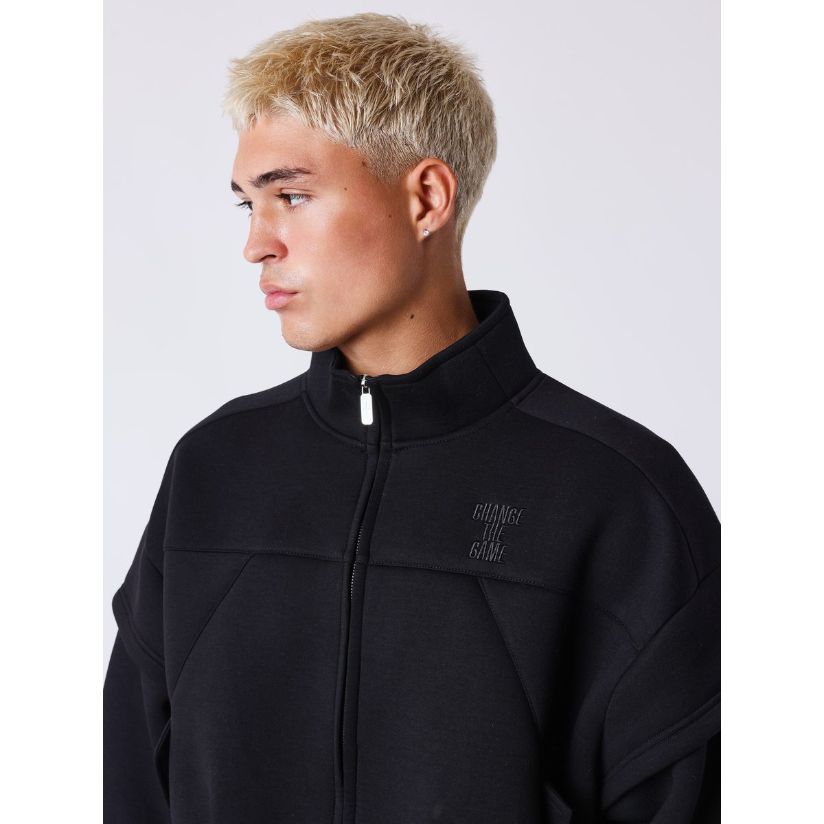 Veste col montant Comfort Néoprène noir, PROJECT X