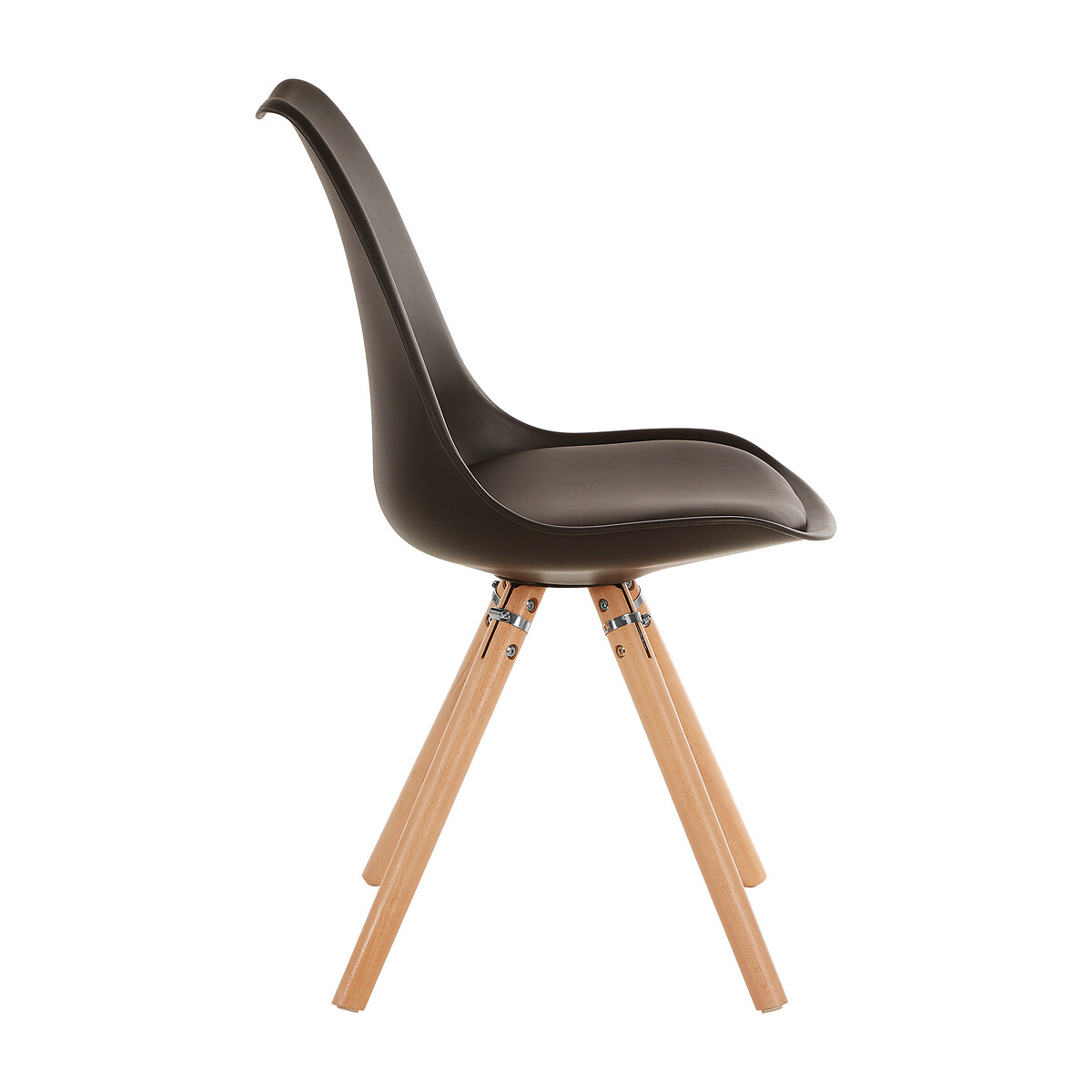 Knut Retro Scandi Dining Chair black, SO'HOME