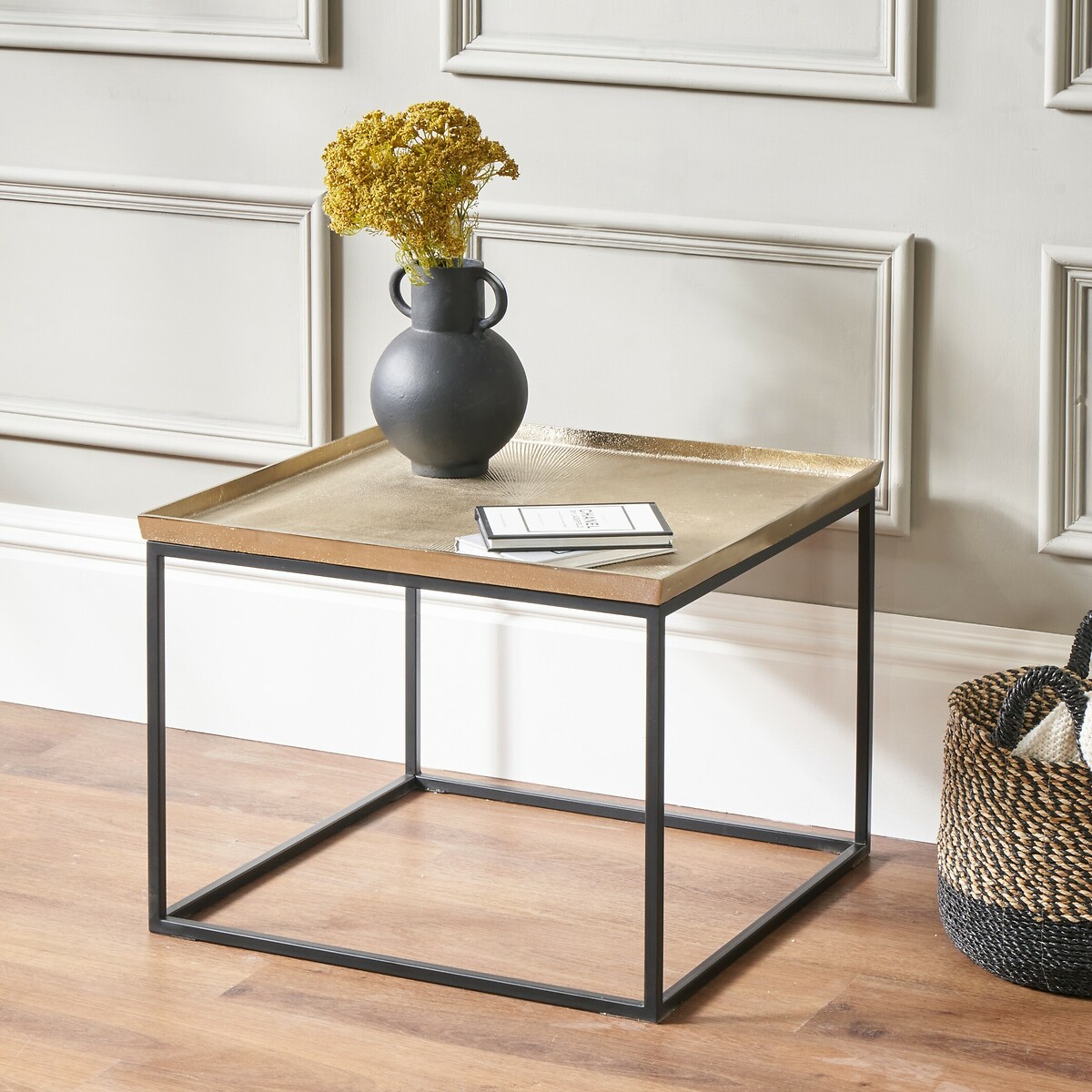 Florin Luxe Metal Coffee Table black/gold-coloured, ÉDITÉ