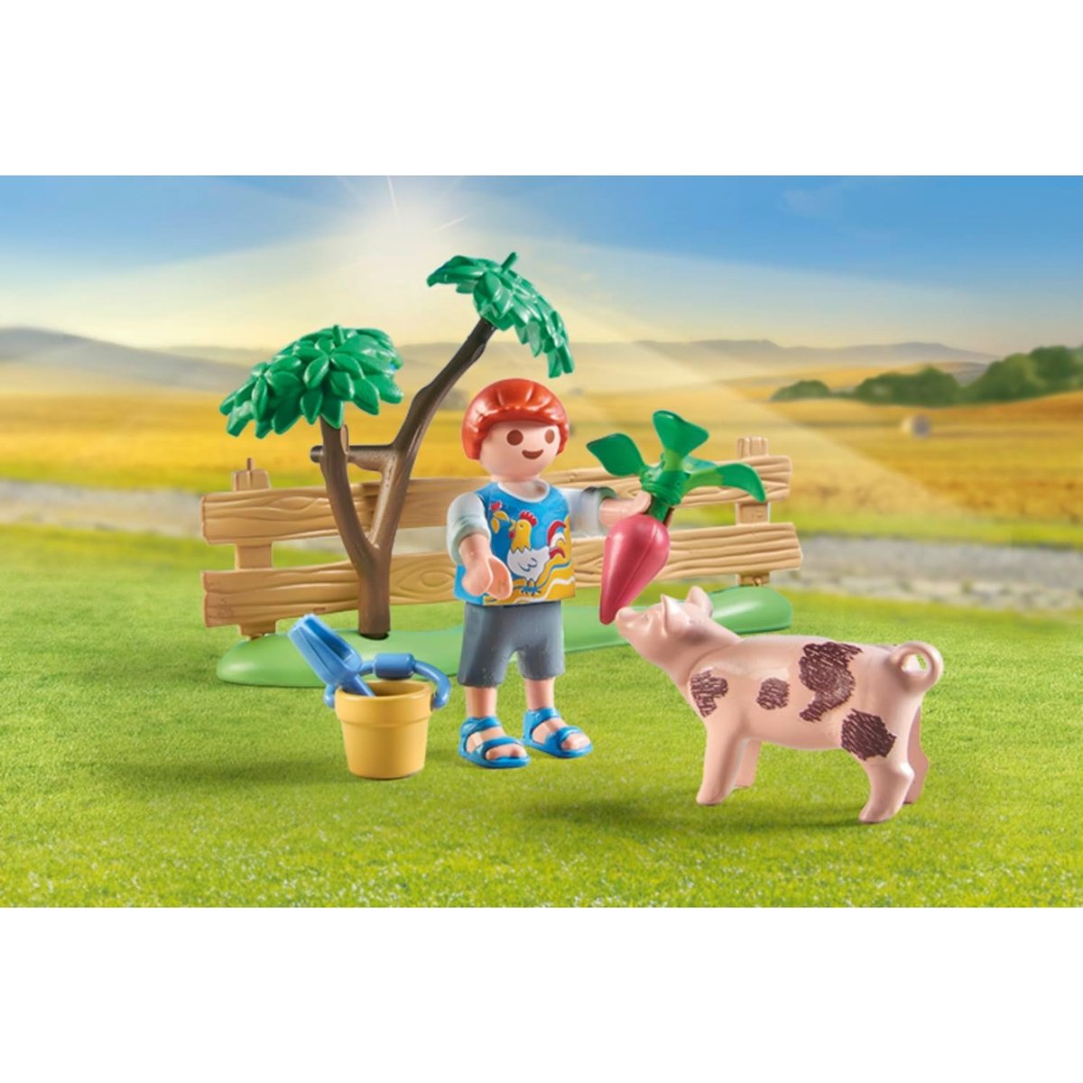 Grands-Parents et potager multicolore, PLAYMOBIL