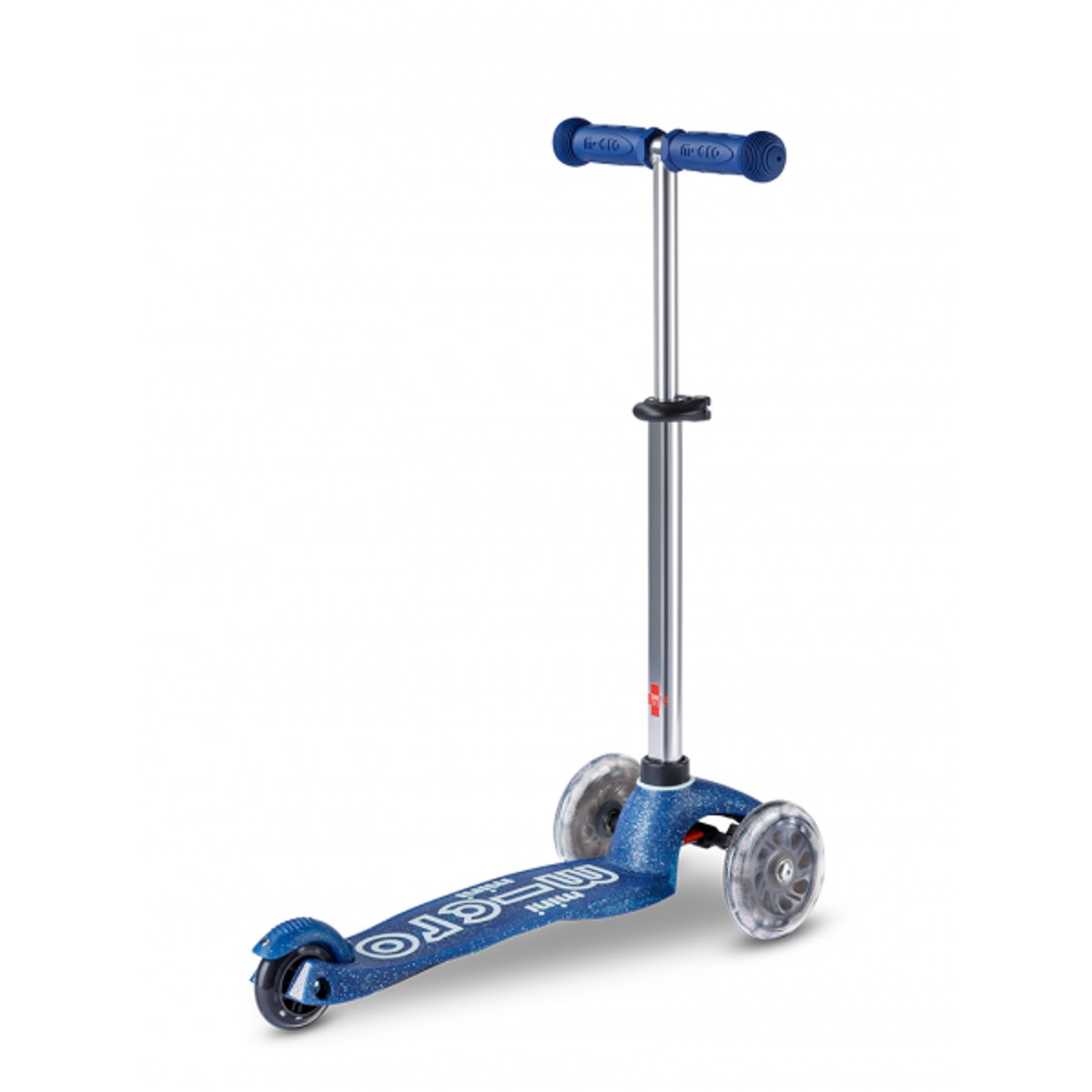 Mini Micro Deluxe Glitter LED - bleu, MICRO MOBILITY