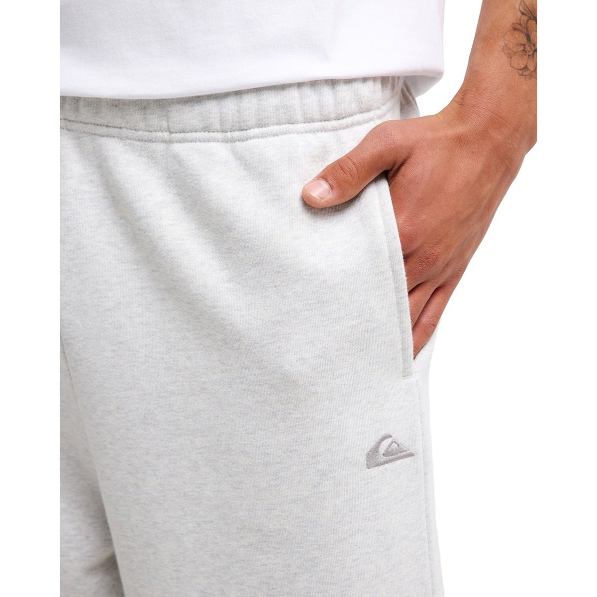 Pantalon de jogging JAWS BAGGY gris light grey heather, QUIKSILVER