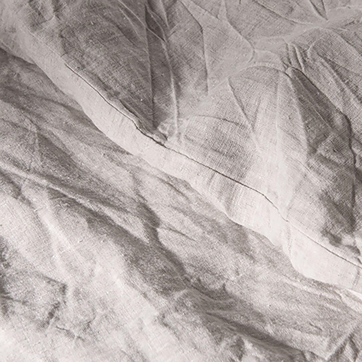 Housse de couette unie en lin, NATUREL beige, A DEMAIN