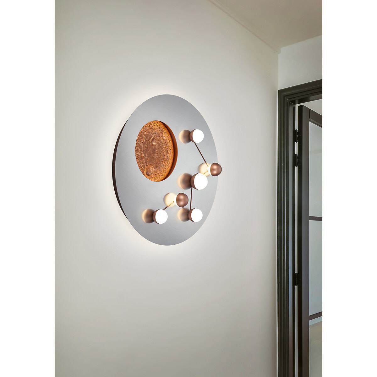Candeeiro de teto Zodiac, TRIO Lighting alumínio, TRIO LIGHTING