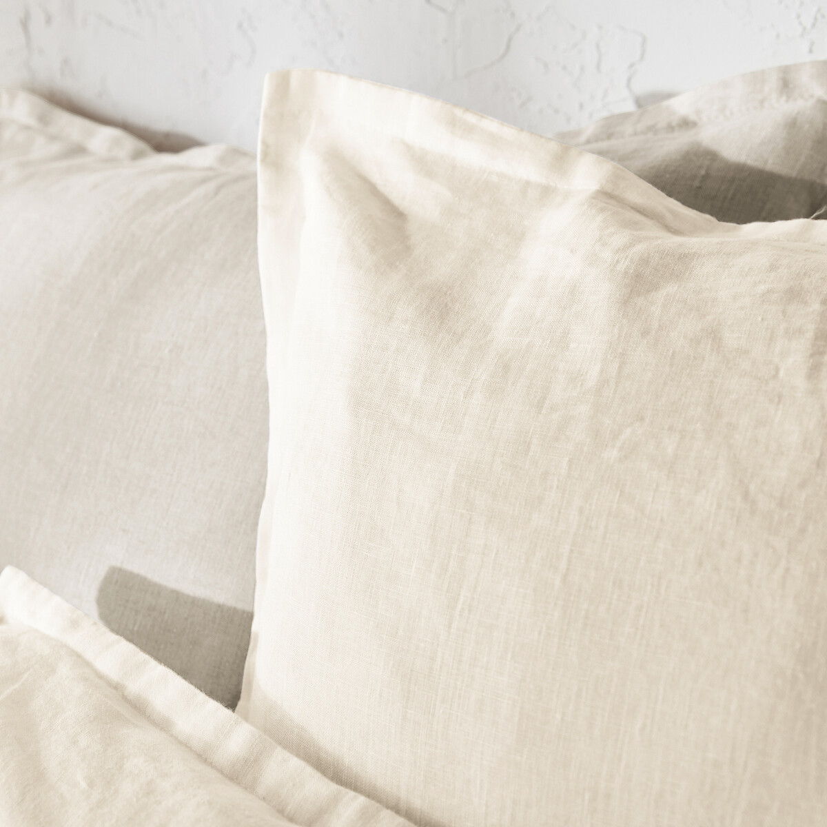 Linot Washed Linen Pillowcase ecru , LA REDOUTE INTERIEURS