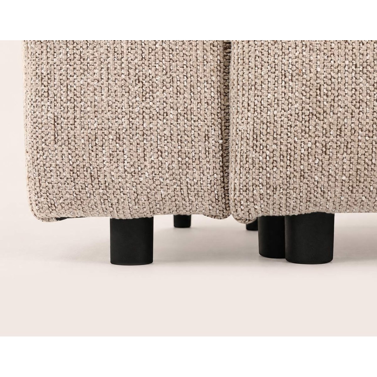 Canapé d'angle réversible 4 places convertible, CARMEN beige, BEST MOBILIER