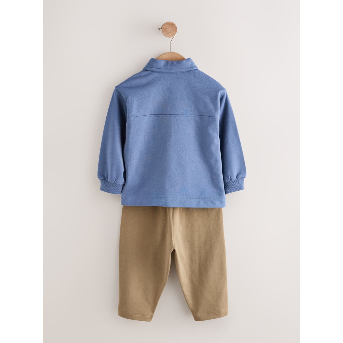 Chemise, t-shirt jersey et jogging, 3 pièces bleu, NEXT
