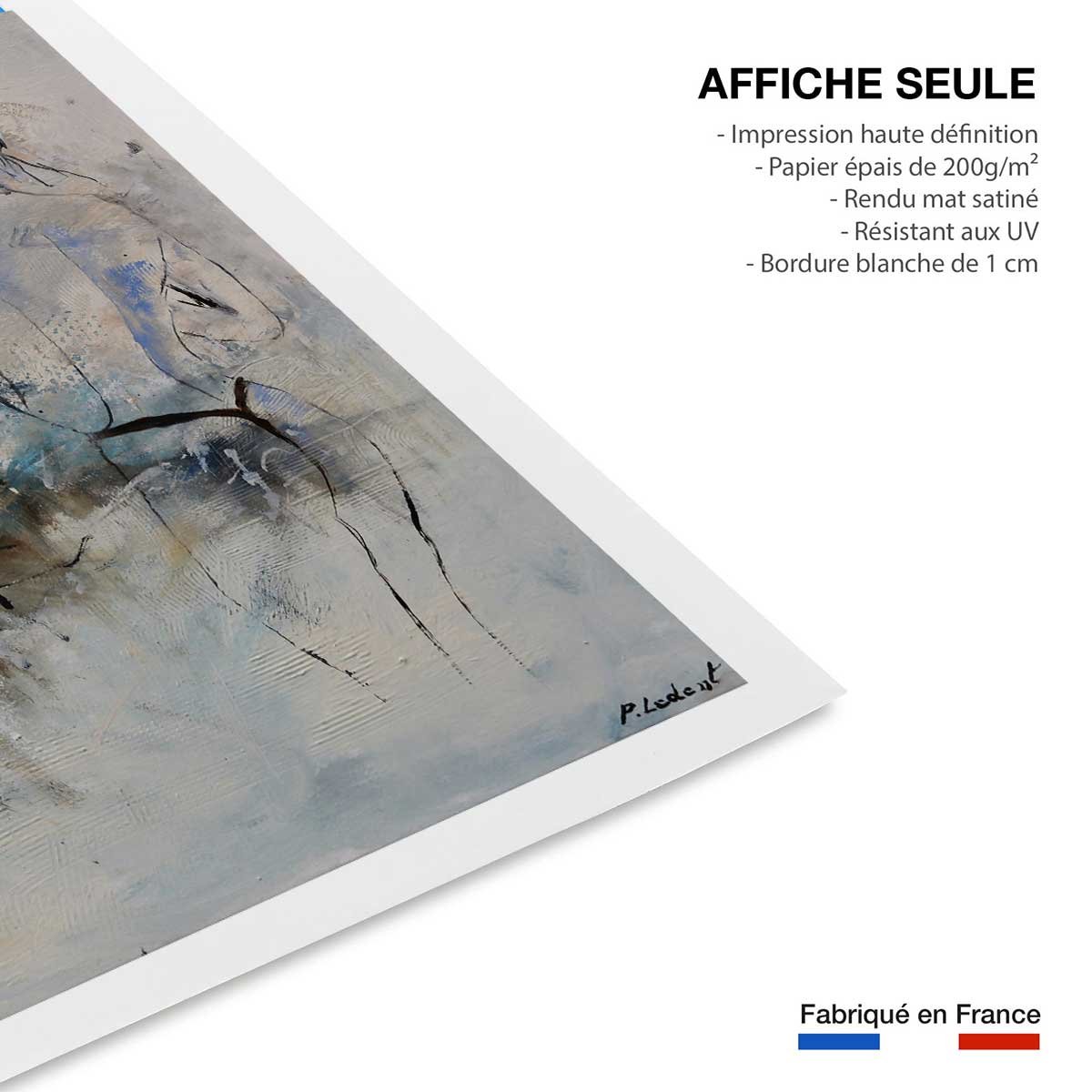 Affiche deco nue de dos affiche seule, HEXOA
