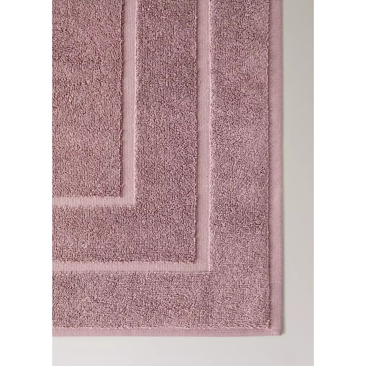Tapis de bain coton haute absorption rose, MANGO HOME