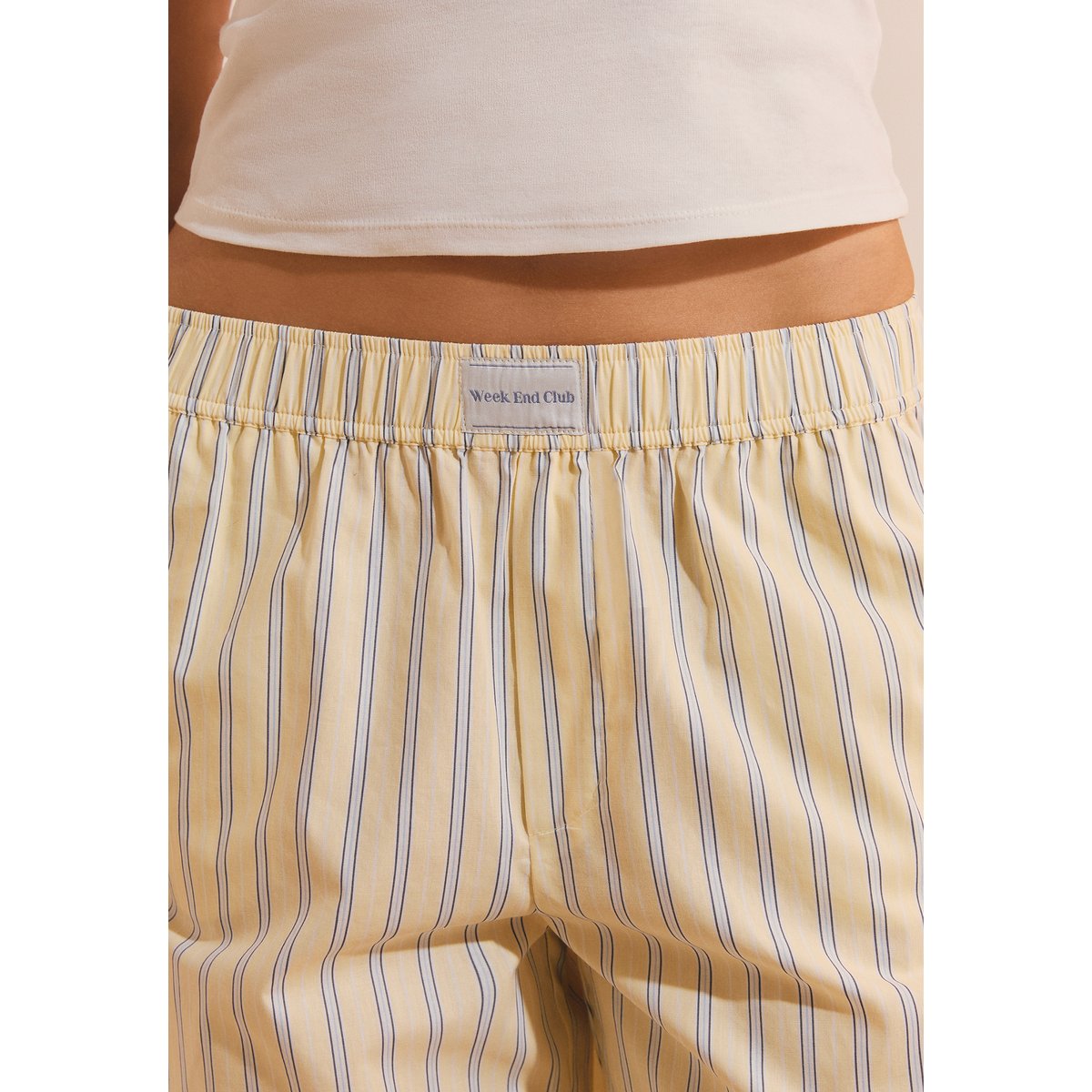 Pantalon de pyjama en coton à rayures BENICIO bleu ciel, ETAM