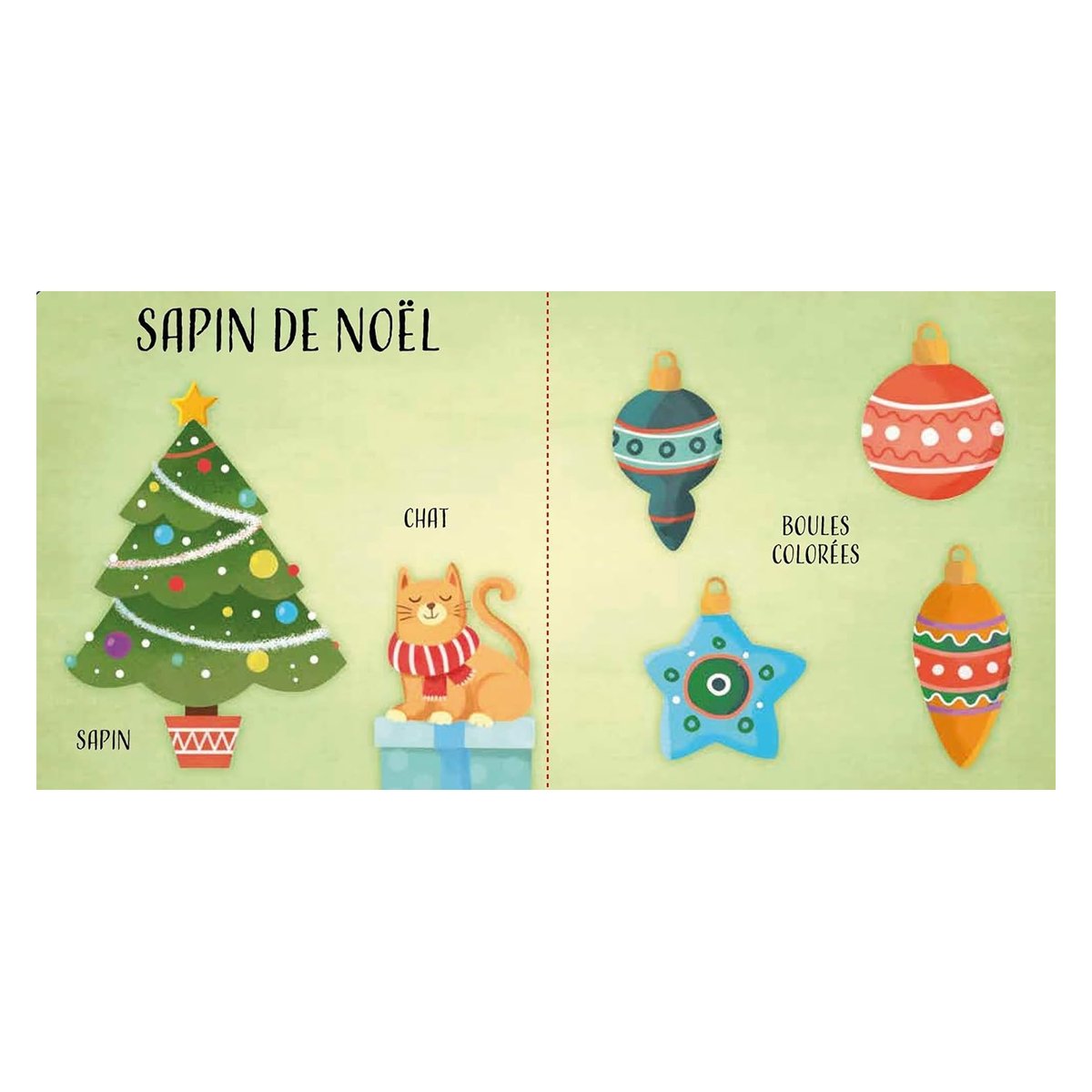 Livre et puzzle Noël rouge, SASSI JUNIOR