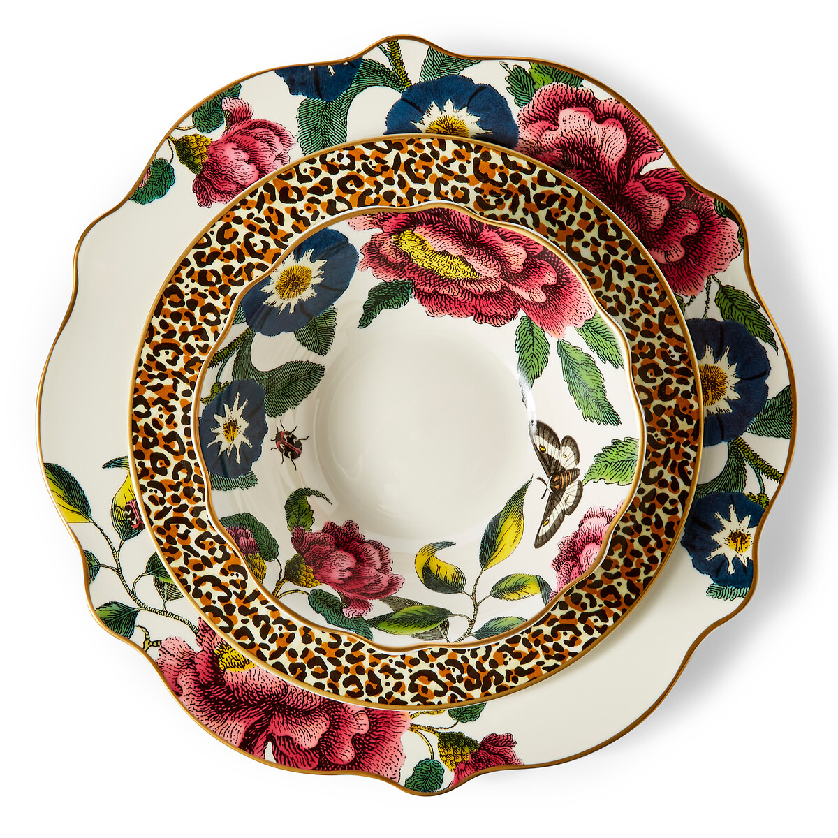 12-Piece Creatures of Curiosity Dinner Set multi-coloured, SPODE