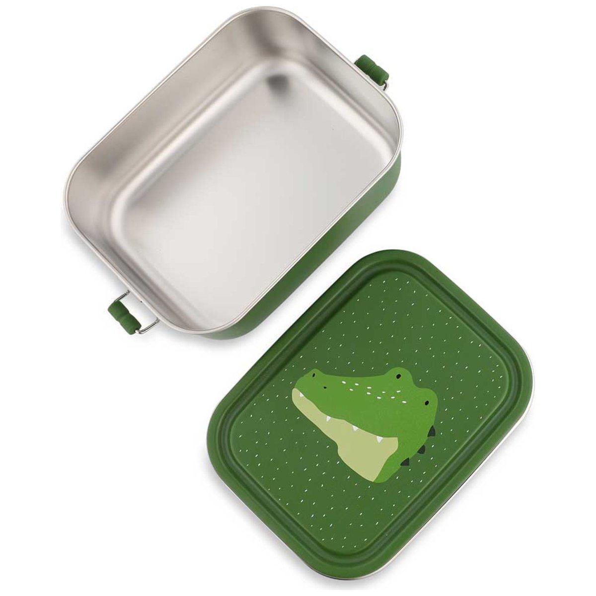 Petite lunch box vert, blanc, noir, TRIXIE