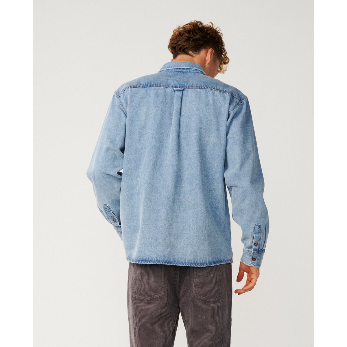 Chemise en jeans à manches longues CLASSIC SURF washed blue, RIP CURL