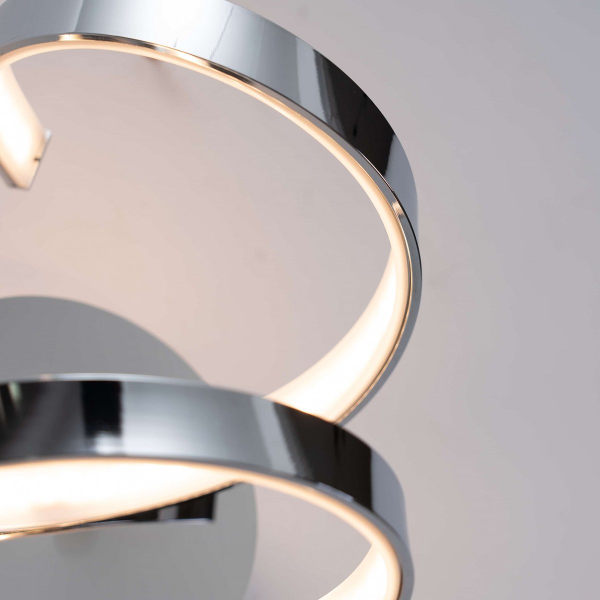 Applique spirale chromée LED - FILM argenté / chromé, KOSILUM