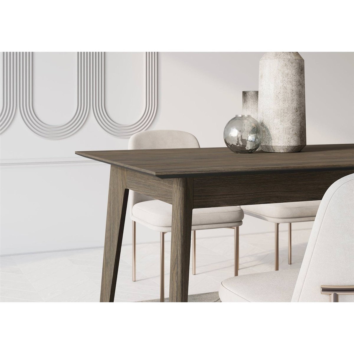 Table extensible rectangulaire collection PLOT chêne, RECOLLECTION