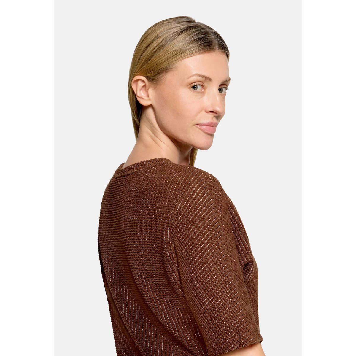 Haut casual à fils de fil textile tiramisu, BETTY & CO