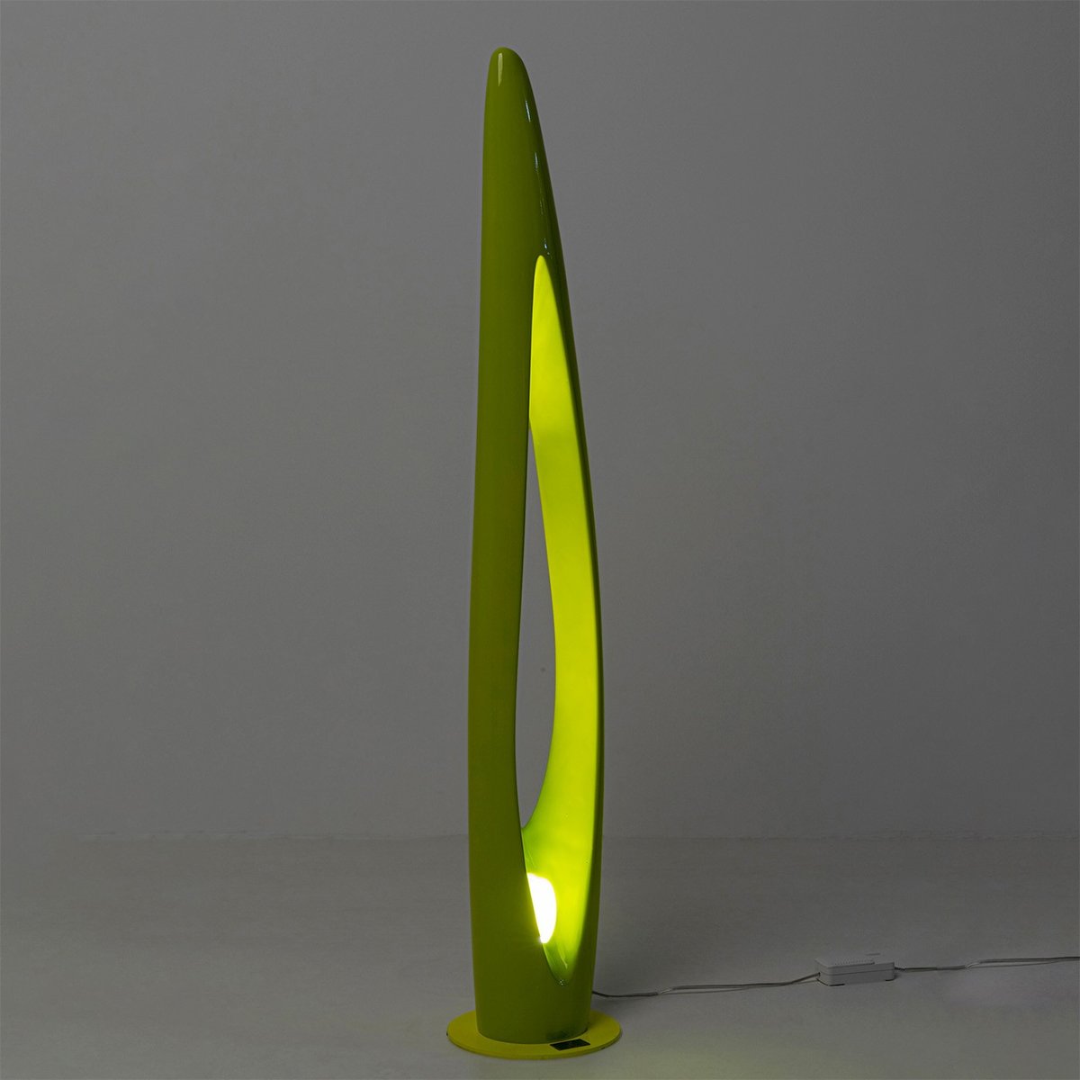 Lampadaire en fibre de verre, FLOW FLAME vert, KARE DESIGN