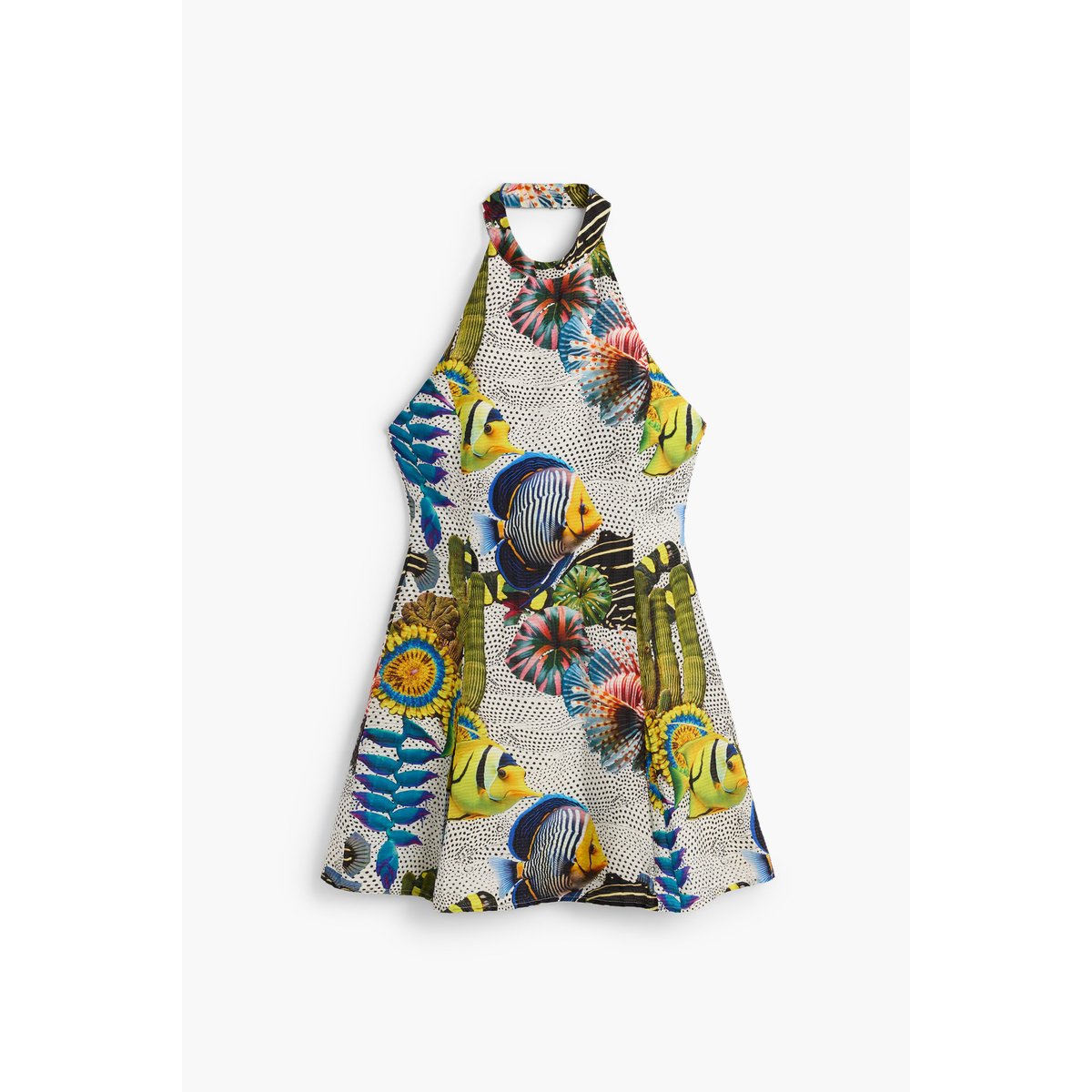Robe conçue par mr. christian lacroix blanc, DESIGUAL