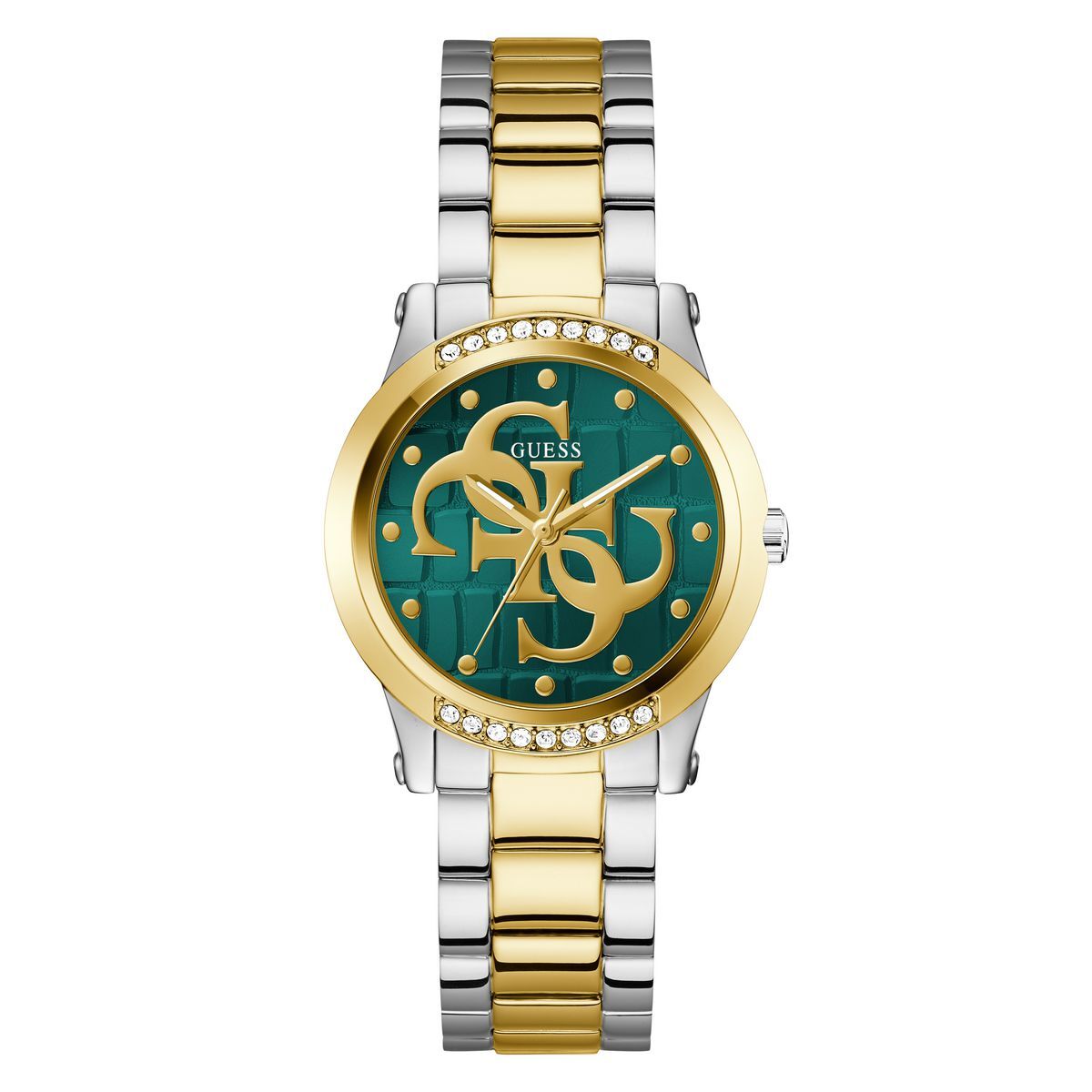 Montre Analogique ANNETTE argenté vert argenté, GUESS