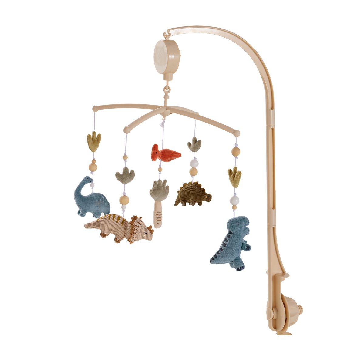 Mobile musical dinosaure MINISAURUS beige, VERTBAUDET