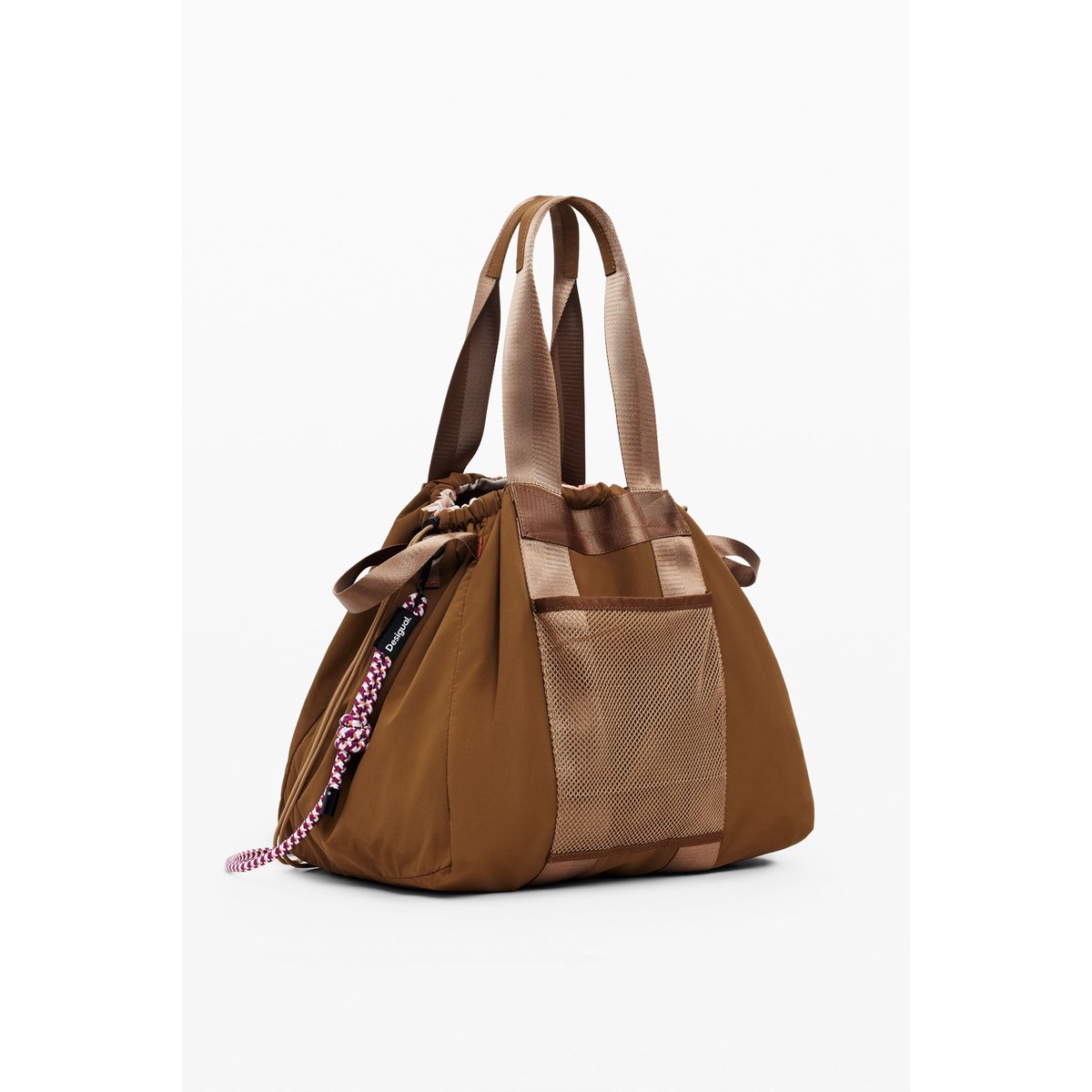 Sac en nylon réversible de taille moyenne rouge, DESIGUAL
