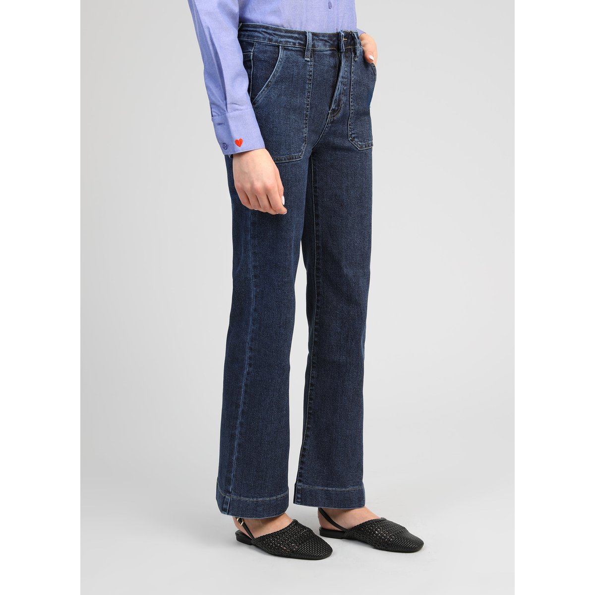Pantalon Parmy STONE bleu stone, AN'GE