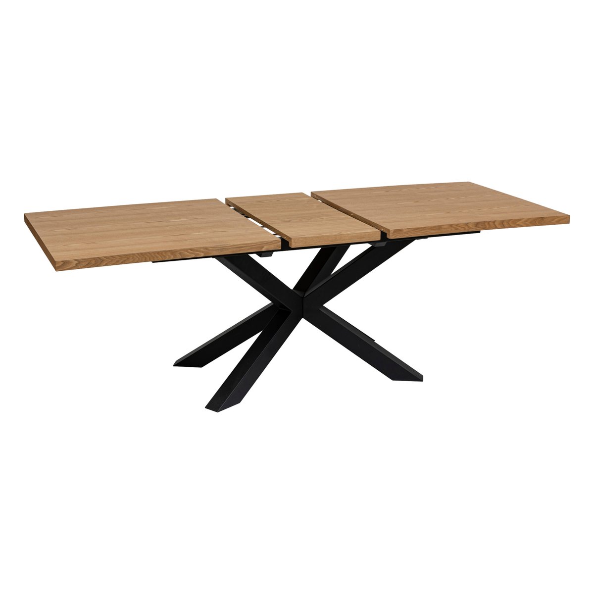 Table à manger extensible bois 6/8 places OLAF beige, ATMOSPHERA