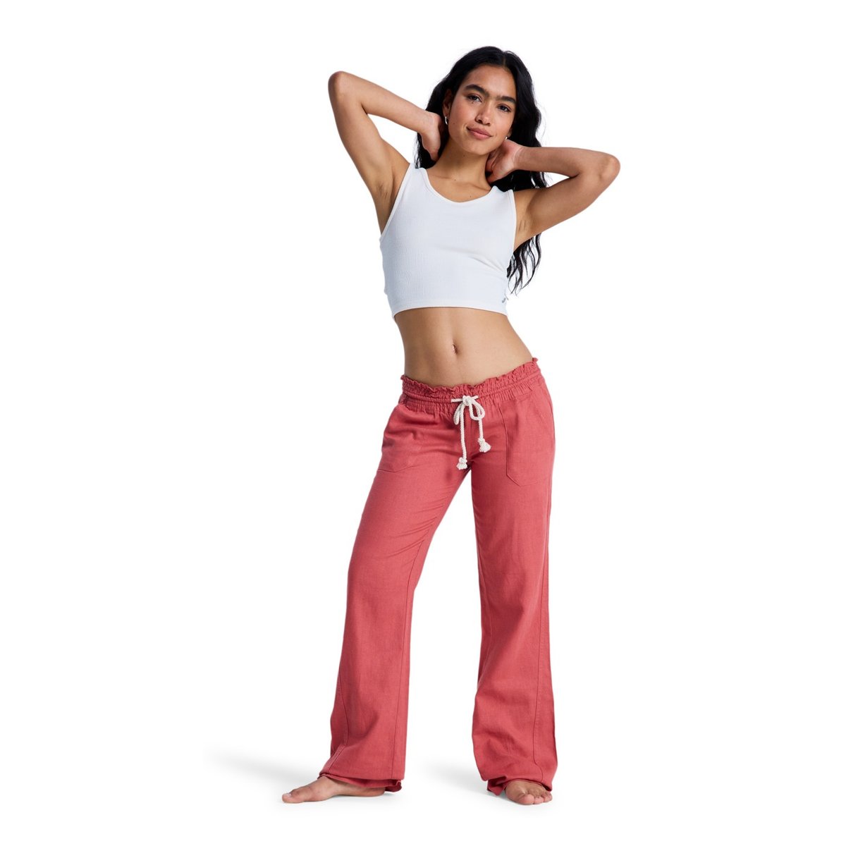 Pantalon léger OCEANSIDE. rose marsala, ROXY