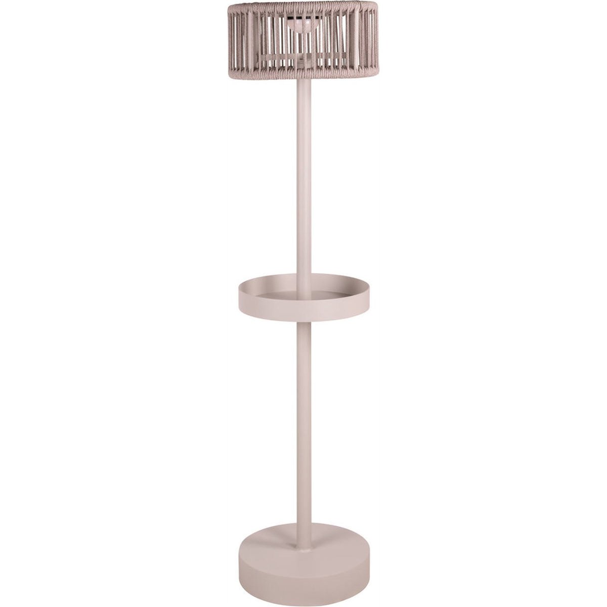 Lampadaire solaire d'extérieur en aluminium beige clair, RECOLLECTION