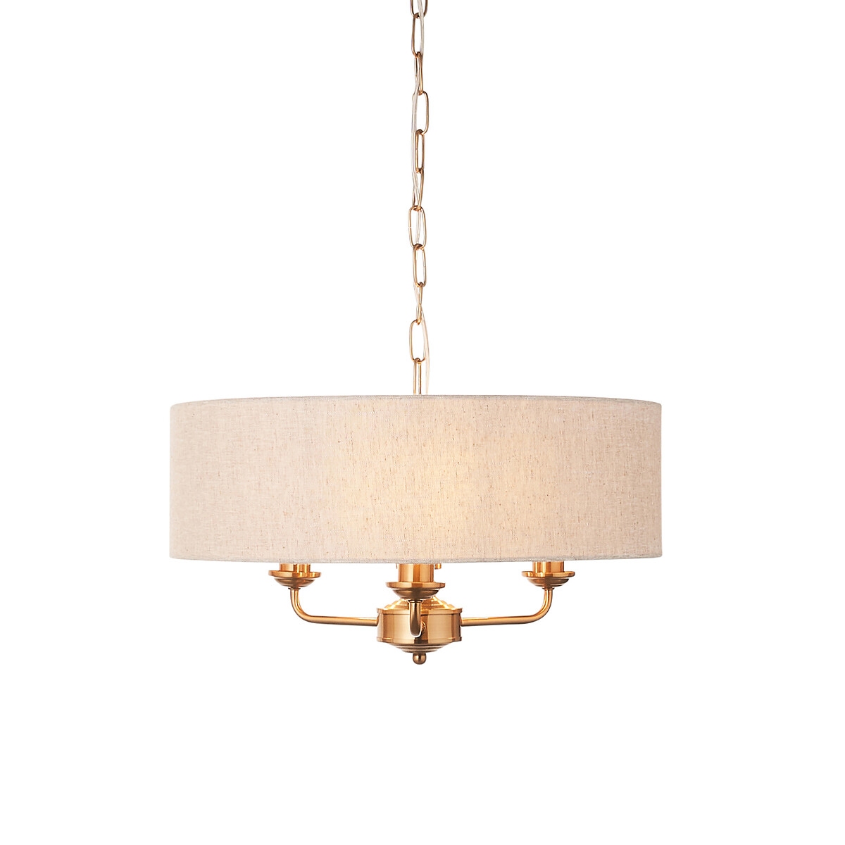 Harrington 3-Light Pendant in Vintage Brass natural, ÉDITÉ