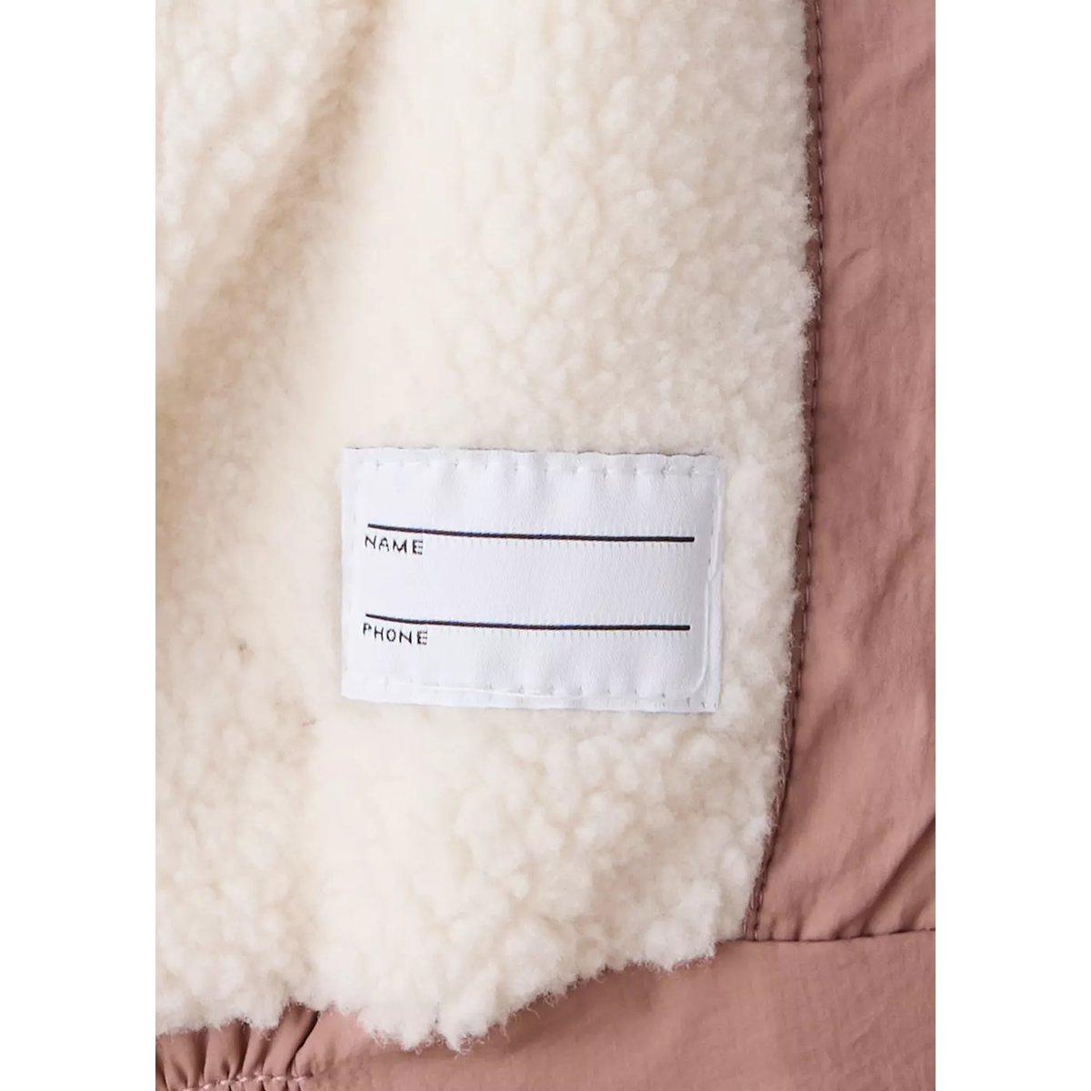 Anorak matelassé à capuche rose, MANGO BABY
