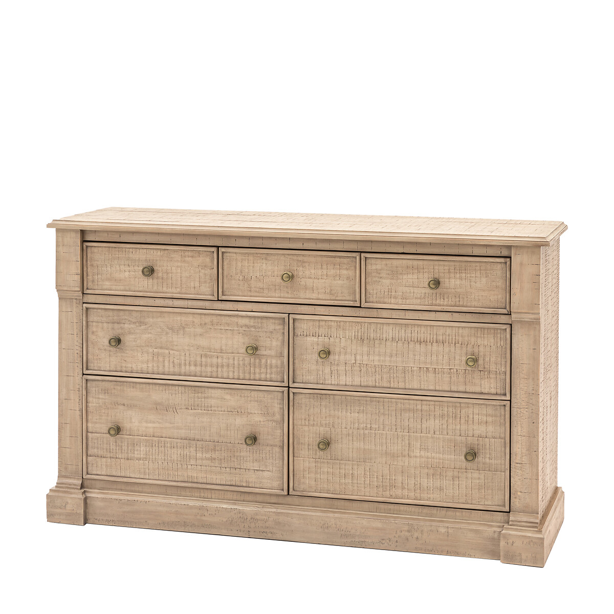 Vinton American Pine 7 Drawer Chest natural, ÉDITÉ